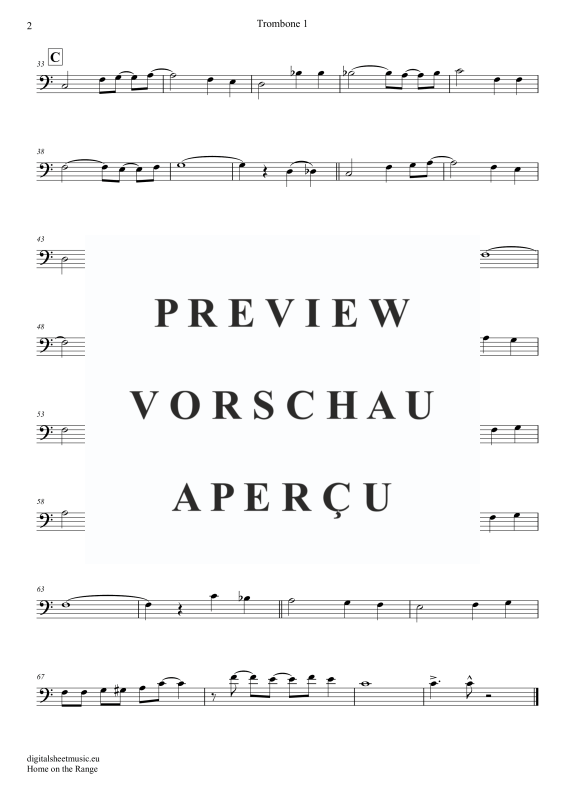 gallery: Home On The Range, American Folk Song, (Posaunen Trio + Klavier)