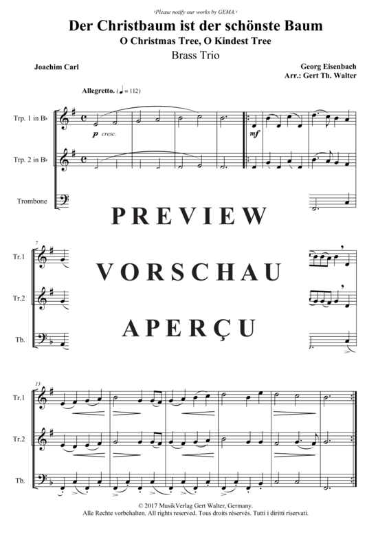 Produktbild zu: Der Christbaum ist der schönste Baum Georg Eisenbach