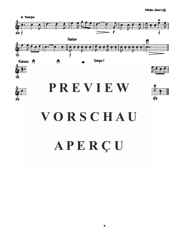 Produktgalerie: Seite 10 von 11 Gallopen, , Alphorn in F und Klavier oder Horn Trio