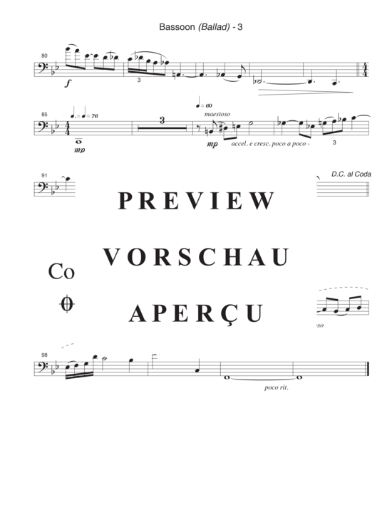 Product gallery: Page 17 of 17 Ballad , , (bassoon and piano)
