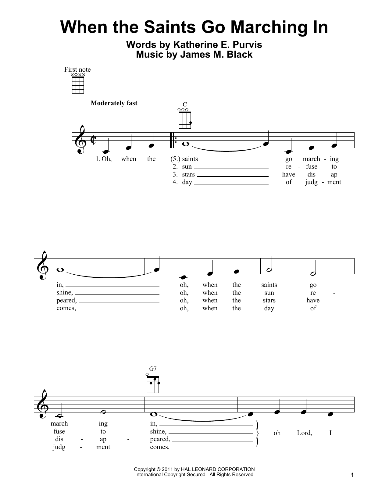 Product gallery: Page 1 of 1 When The Saints Go Marching In, Traditional