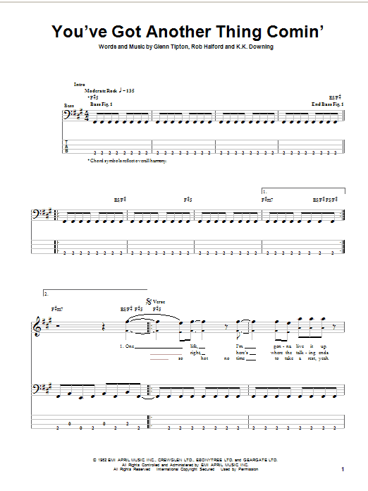 Produktgalerie: Seite 1 von 1 You've Got Another Thing Comin', Judas Priest