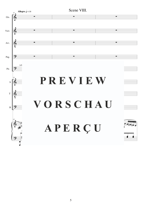 Produktgalerie: Seite 6 von 11 I Lombardi - (Act 1- Scenes VII-VIII-IX), , Gemischter Chor, Soli und Klavier