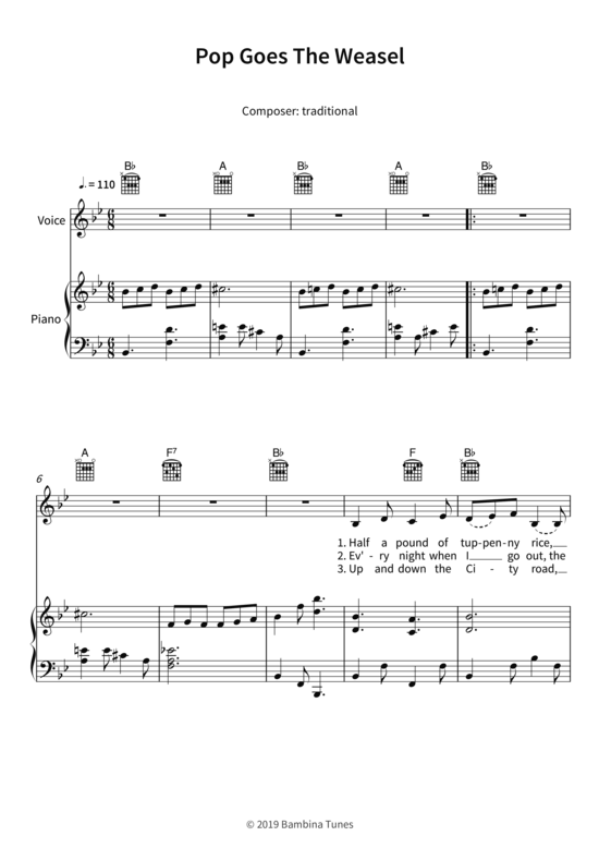 Produktbild zu: Pop Goes The Weaseltraditional