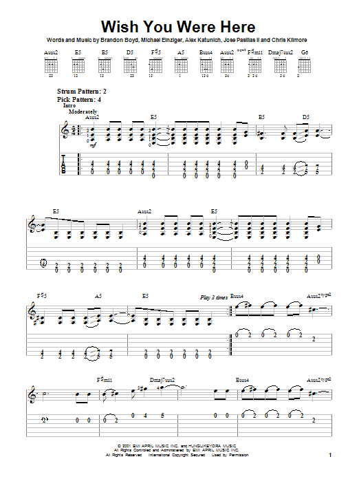 Product gallery: Page 1 of 1 Wish You Were Here, Incubus