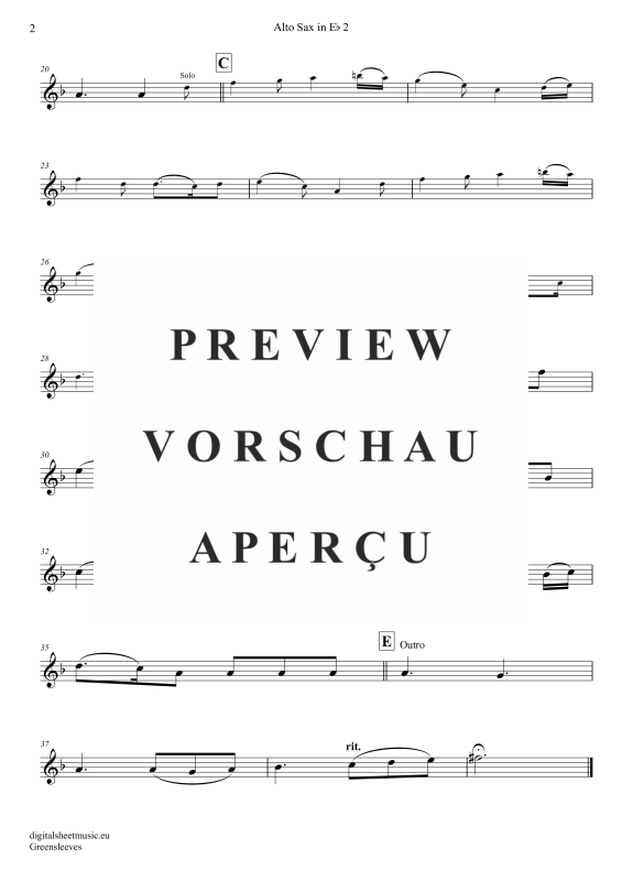 Product gallery: Page 8 of 11 Greensleeves, Simoni, Edward, (Saxophon Trio AAA(T) + Klavier)