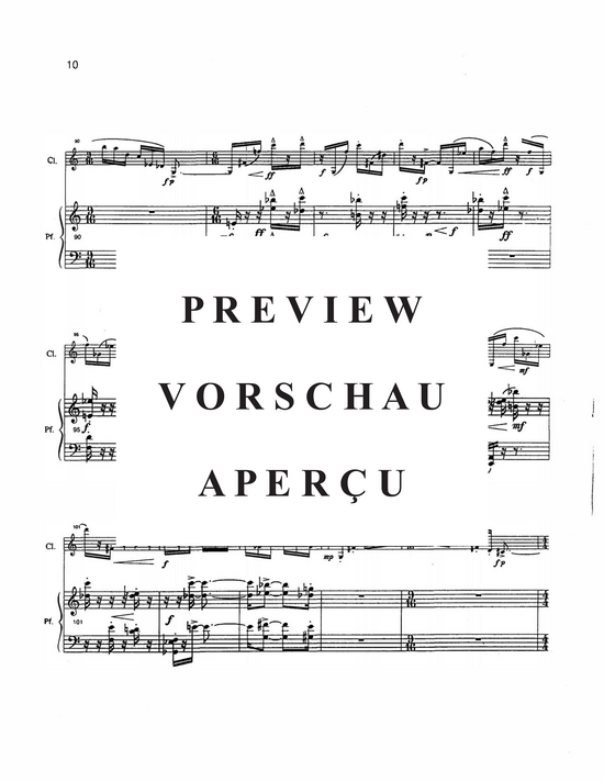 Product gallery: Page 13 of 20 Polemics , , (clarinet and piano)