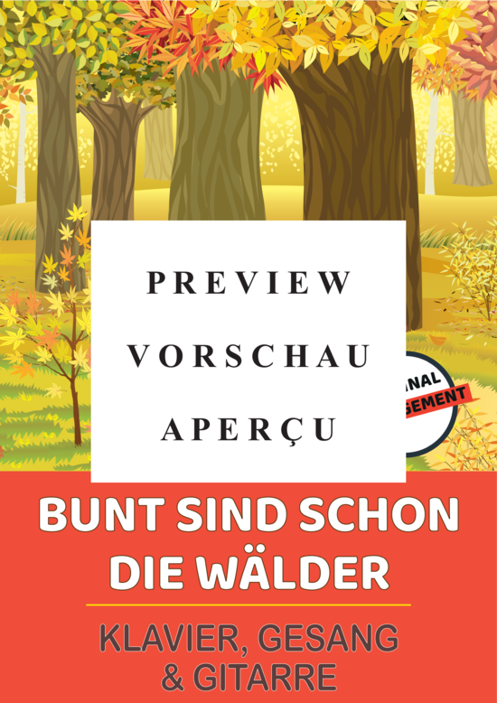 gallery: Bunt sind schon die Wälder , , (Gesang + Klavier, Gitarre)