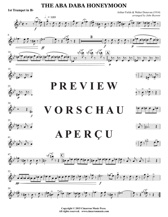 Produktgalerie: Seite 11 von 20 The Aba Daba Honeymoon , , (Blechbläserquintett)