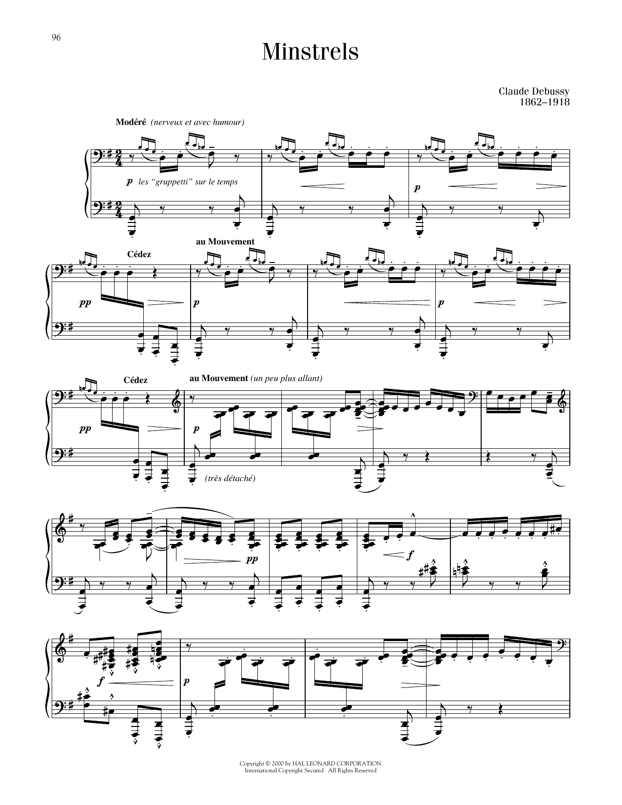 Produktbild zu: Minstrels (ed. Richard Walters)