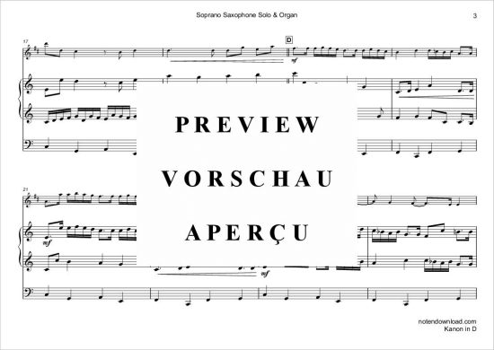 Product gallery: Page 4 of 7 Kanon in D , Leonard Cohen, (soprano saxophone + organ)