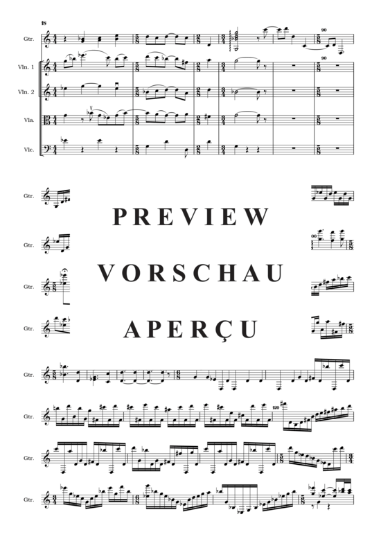 Produktgalerie: Seite 20 von 21 Tres Imagenes Cubanas , , (Streichquartett + Gitarre Solo)