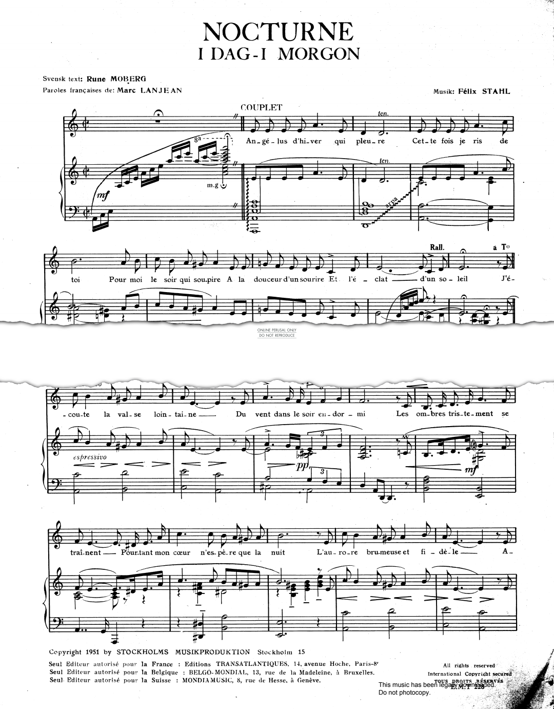 gallery: Nocturne (I Dag-I Morgon), Félix Stahl