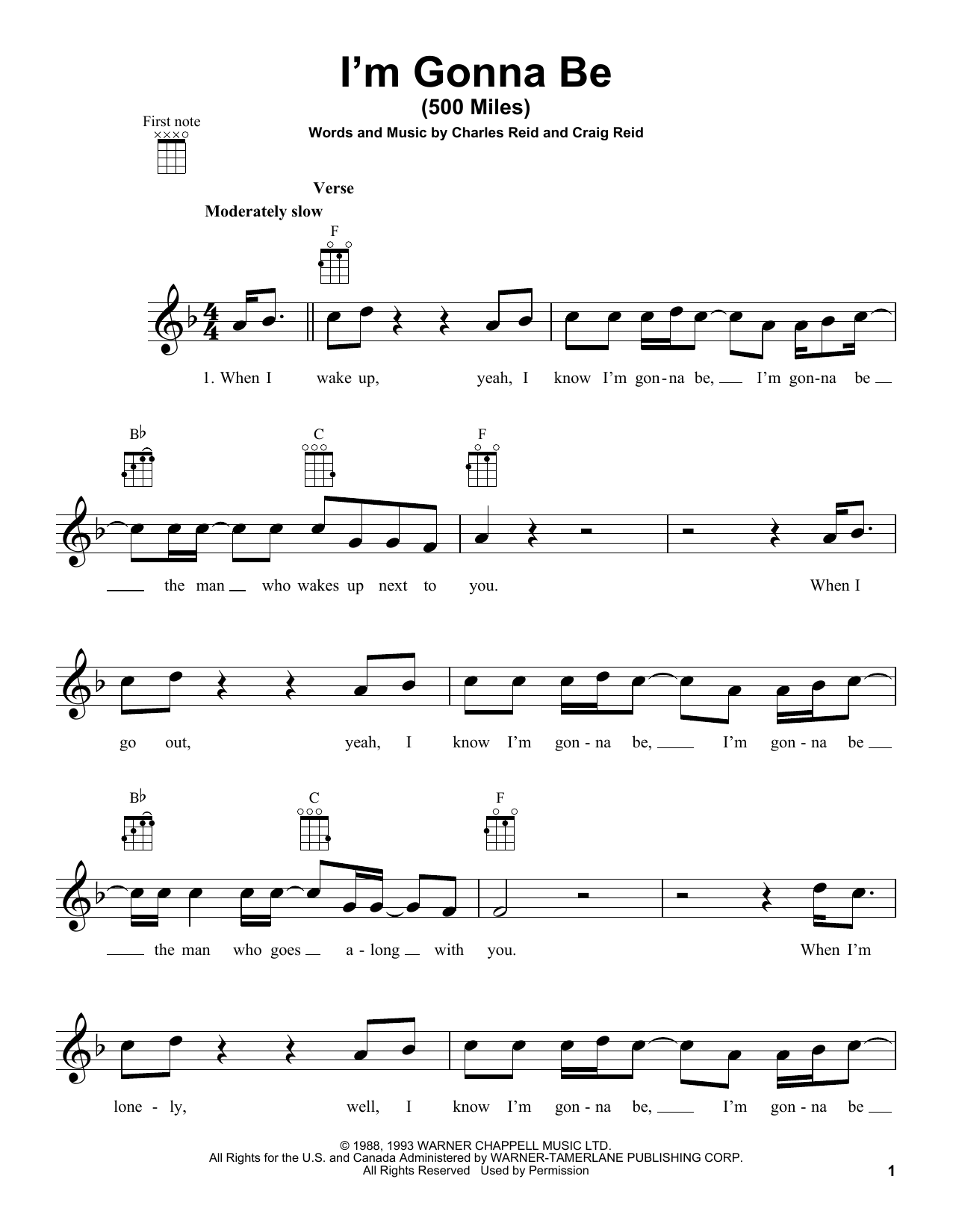 Product gallery: Page 1 of 1 I'm Gonna Be (500 Miles), The Proclaimers