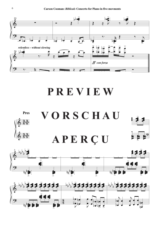 Product gallery: Page 7 of 18 Biblicals: Concerto for Solo Piano , , Piano Solo