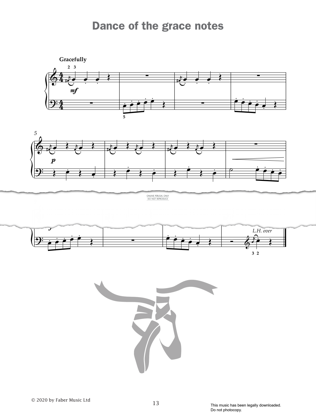 Produktgalerie: Seite 1 von 1 Dance Of The Grace Notes (from 'Improve Your Sight-Reading! A Piece a Week Piano Initial'), Paul Harris, Klavier