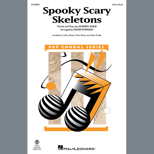 cover: Spooky Scary Skeletons (arr. Roger Emerson), Andrew Gold, Chor