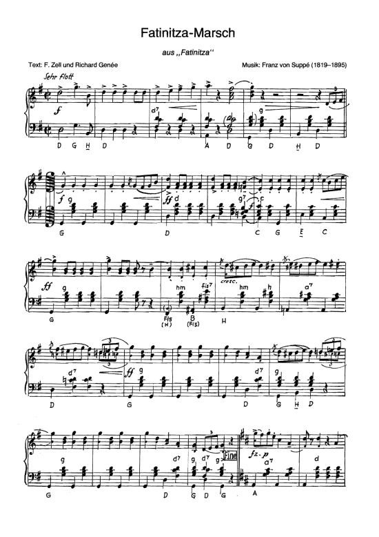 Product picture to: Fatinitza- Marsch aus: Fatinitza