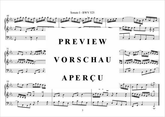 gallery: Sonata I BWV 525 , , (Orgel Solo)