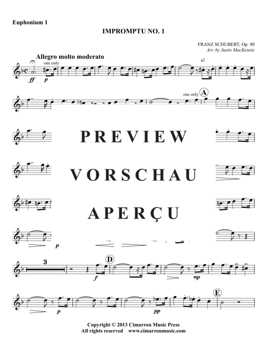 Product gallery: Page 17 of 21 Impromptu 1 , , (3x Baritone, 3x Tuba)