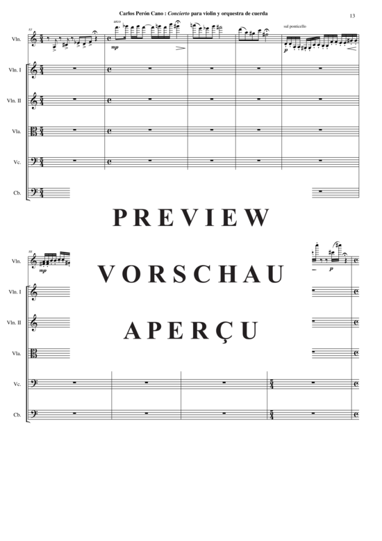 Product gallery: Page 14 of 21 Concerto für Violine und Streichorchester , , (score and solo part)