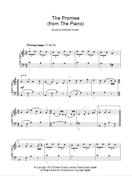 Product gallery: Page 1 of 1 The Promise, Michael Nyman