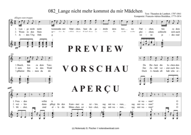 Product gallery: Page 2 of 3 Lange nicht mehr kommst du mir Mädchen , , (guitar + vocals)