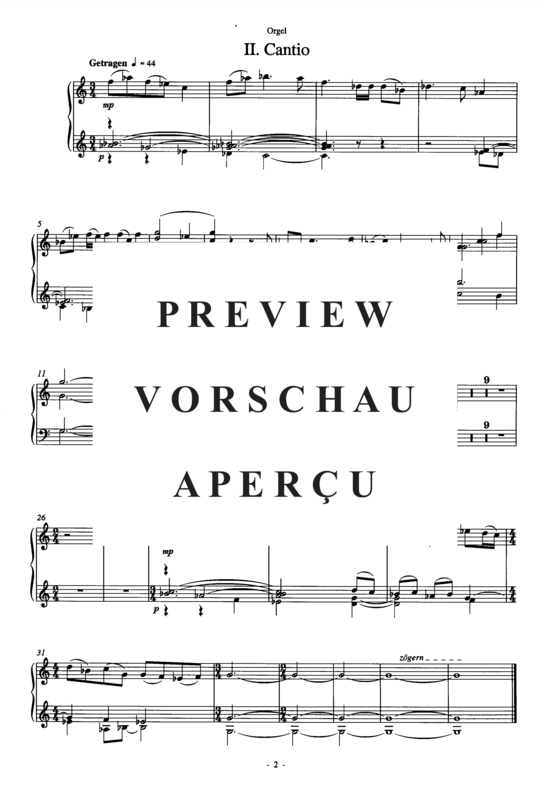 Produktgalerie: Seite 4 von 7 Concertino , , (Blechbläserquintett + Orgel) Orgel-Stimme