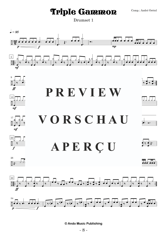 Produktgalerie: Seite 10 von 11 Triple Gammon, , Drumset Trio