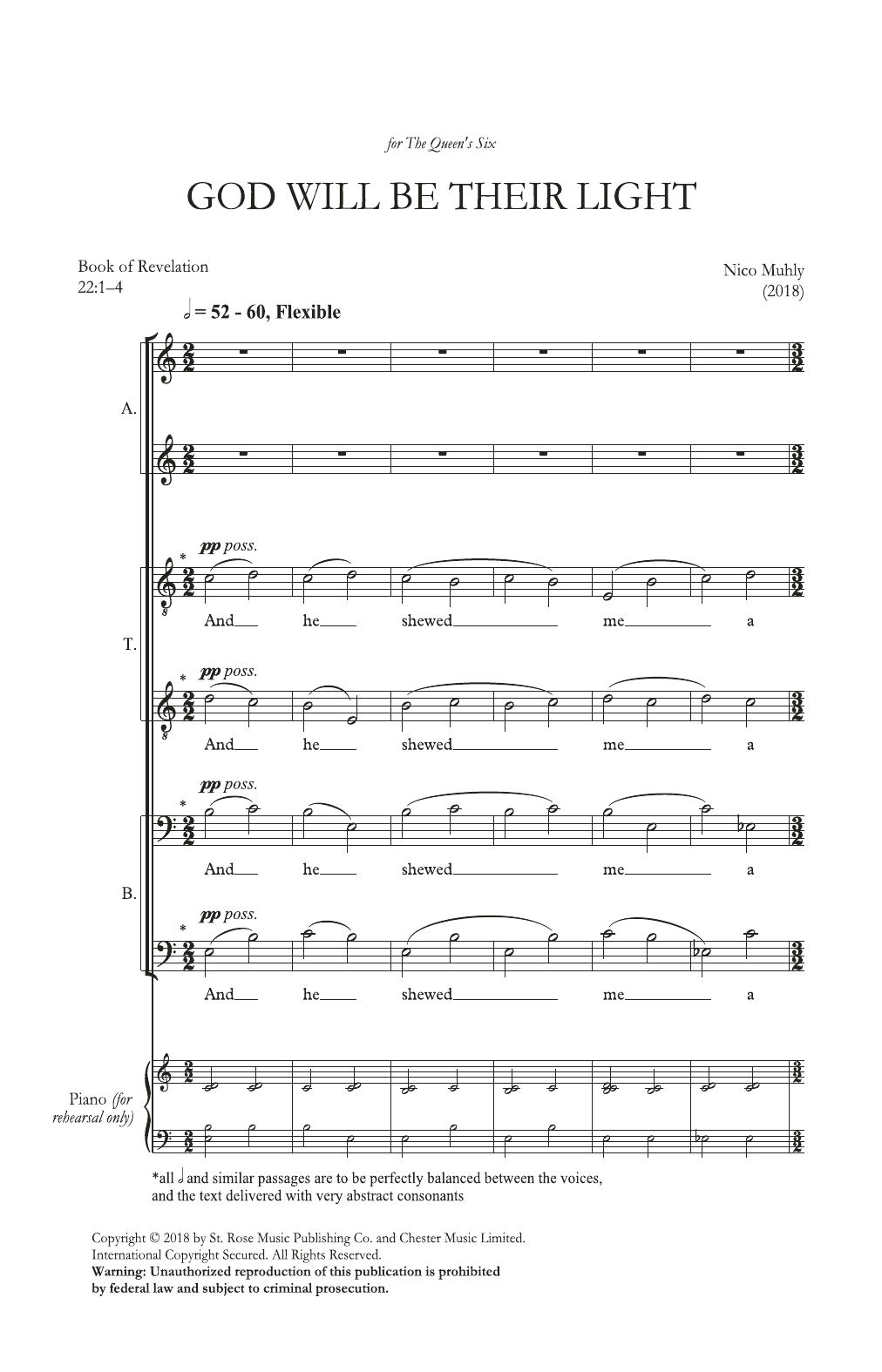 Produktbild zu: God Will Be Their Light (AATTBB Choir)