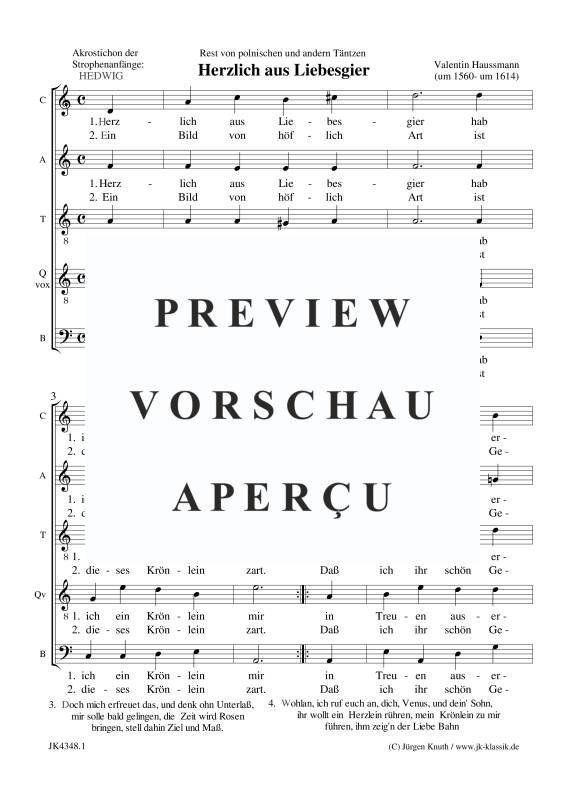 Produktgalerie: Seite 2 von 3 Herzlich aus Liebesgier, , Gemischter Chor 5-stimmig CATQB