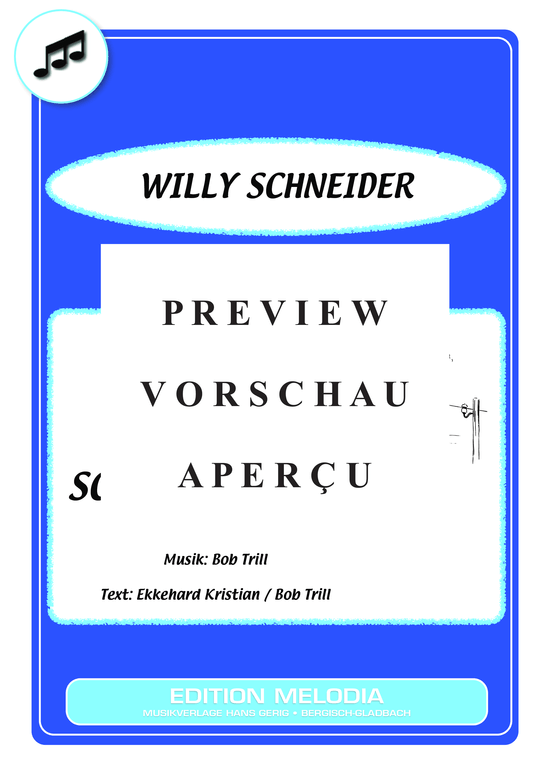 gallery: Du kleines Schwalbenpaar , Schneider, Willy, (Klavier + Gesang)