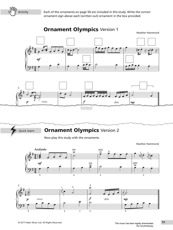 Produktgalerie: Seite 1 von 1 Ornament Olympics, Heather Hammond, Klavier