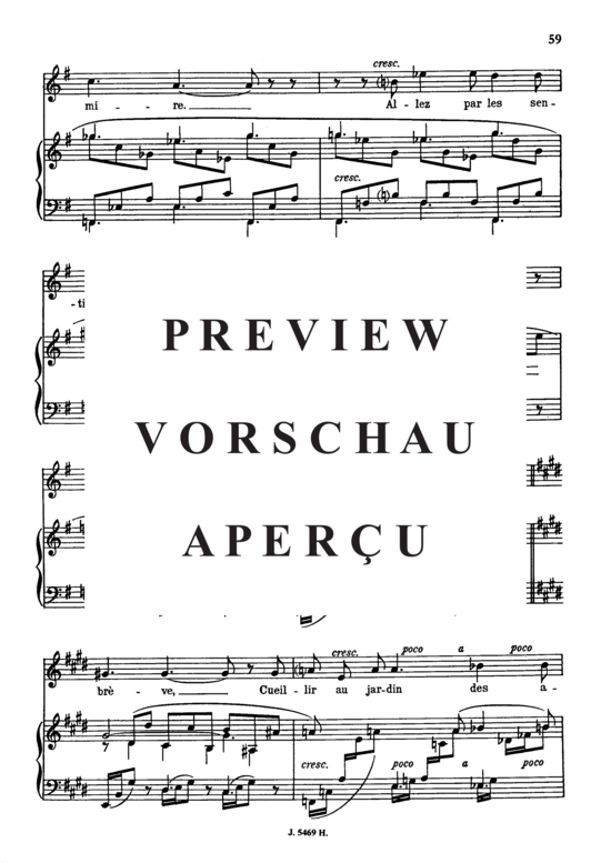 Product gallery: Page 5 of 6 Arpège Op.76 No.2, , Medium Voice and Piano