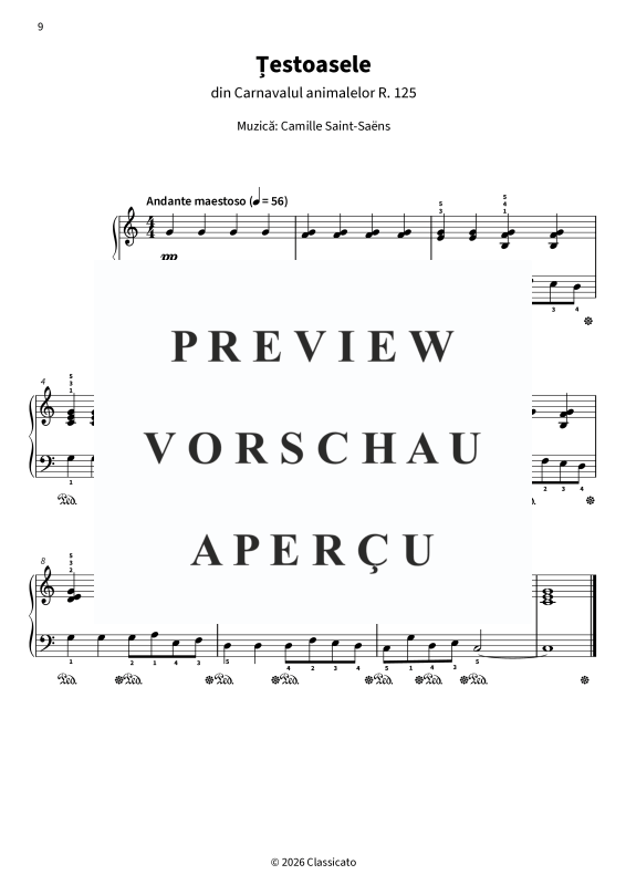 Product gallery: Page 11 of 11 Piese lente pentru piani?ti lene?i - În versiuni simplificate, , Solo Piano