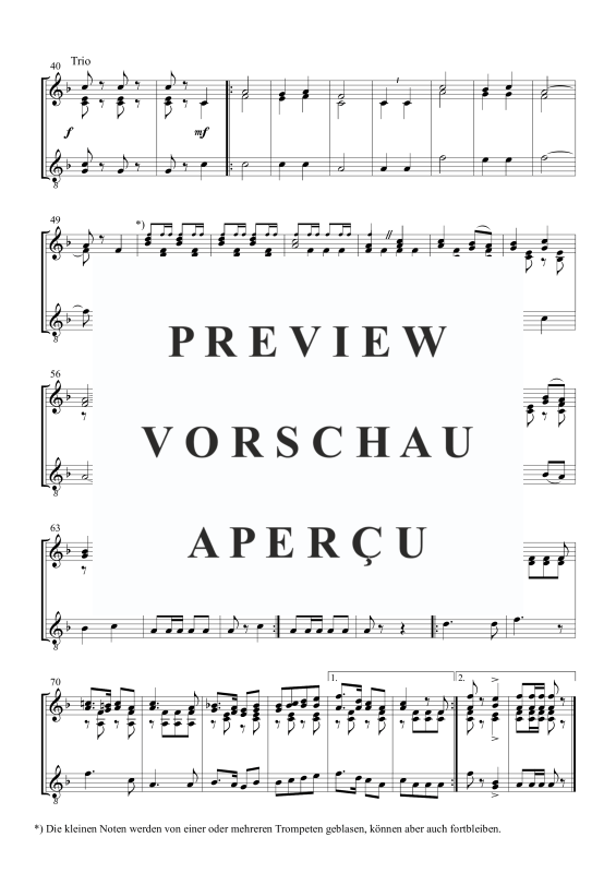 Product gallery: Page 5 of 5 Mit Herz und Hand dem Vaterland, , Trombone Choir