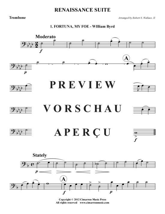 Produktgalerie: Seite 11 von 14 Renaissance Suite, 3 Sätze , , (Blechbläserquintett)