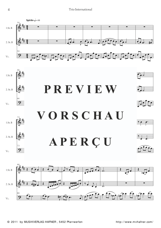 Product gallery: Page 7 of 11 Trio International, , (Mixed ensemble)