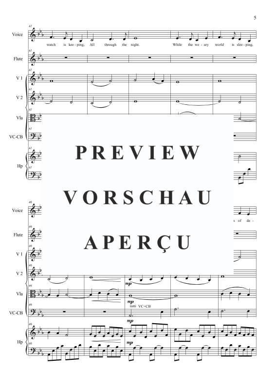 Produktgalerie: Seite 8 von 11 All through the Night, , Solo Gesang und kleines Orchester