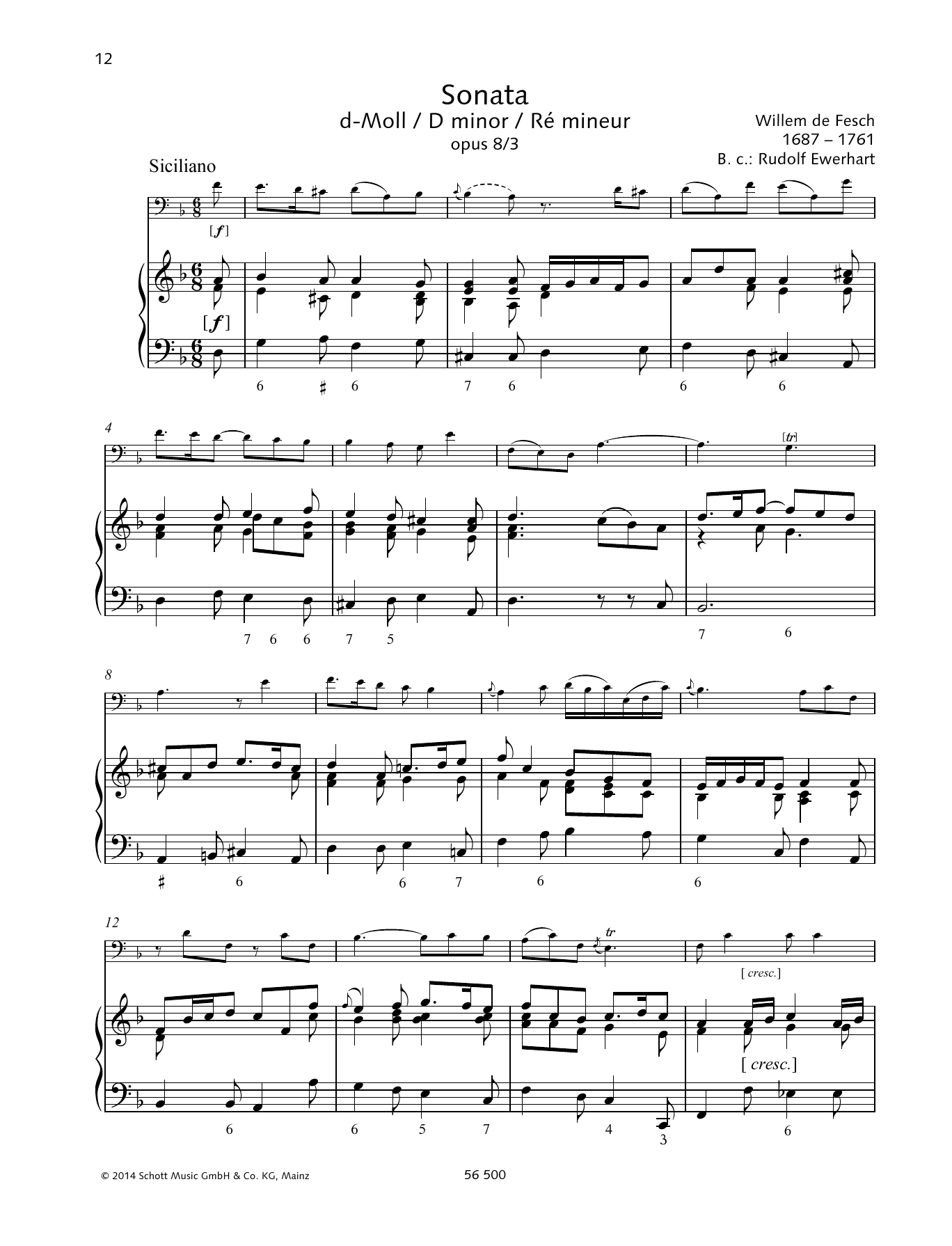 Produktbild zu: Sonata D Minor
