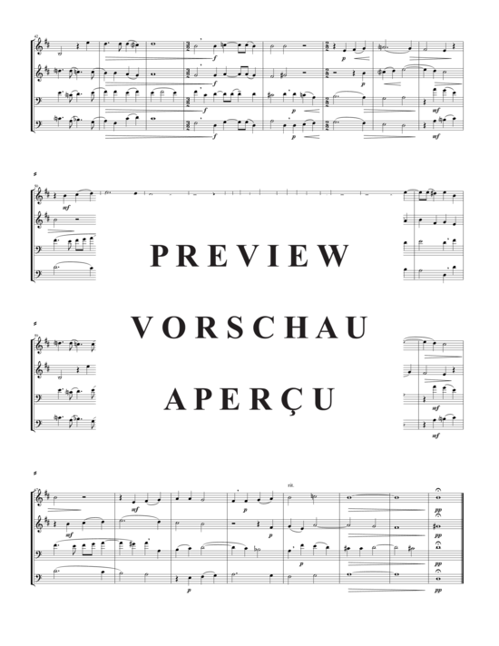 Produktgalerie: Seite 4 von 15 Zwei Madrigale Vol.10, , (2xTrompete in B/C, Horn in F, Posaune)