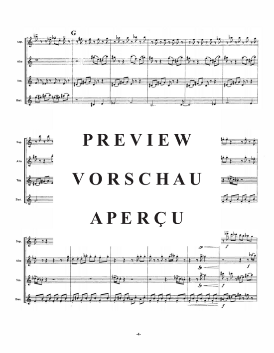 Product gallery: Page 7 of 21 Dream Visions , , (Saxophonquartett SATB)