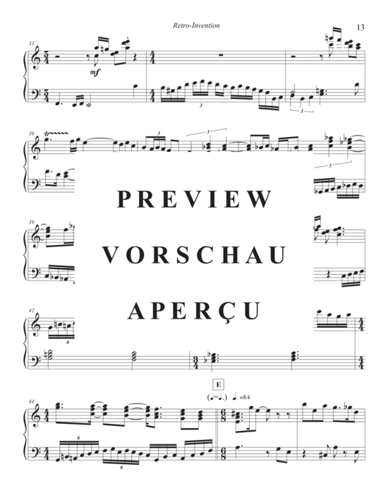 Product gallery: Page 16 of 20 Toccata and Retro-Invention , , Piano Solo