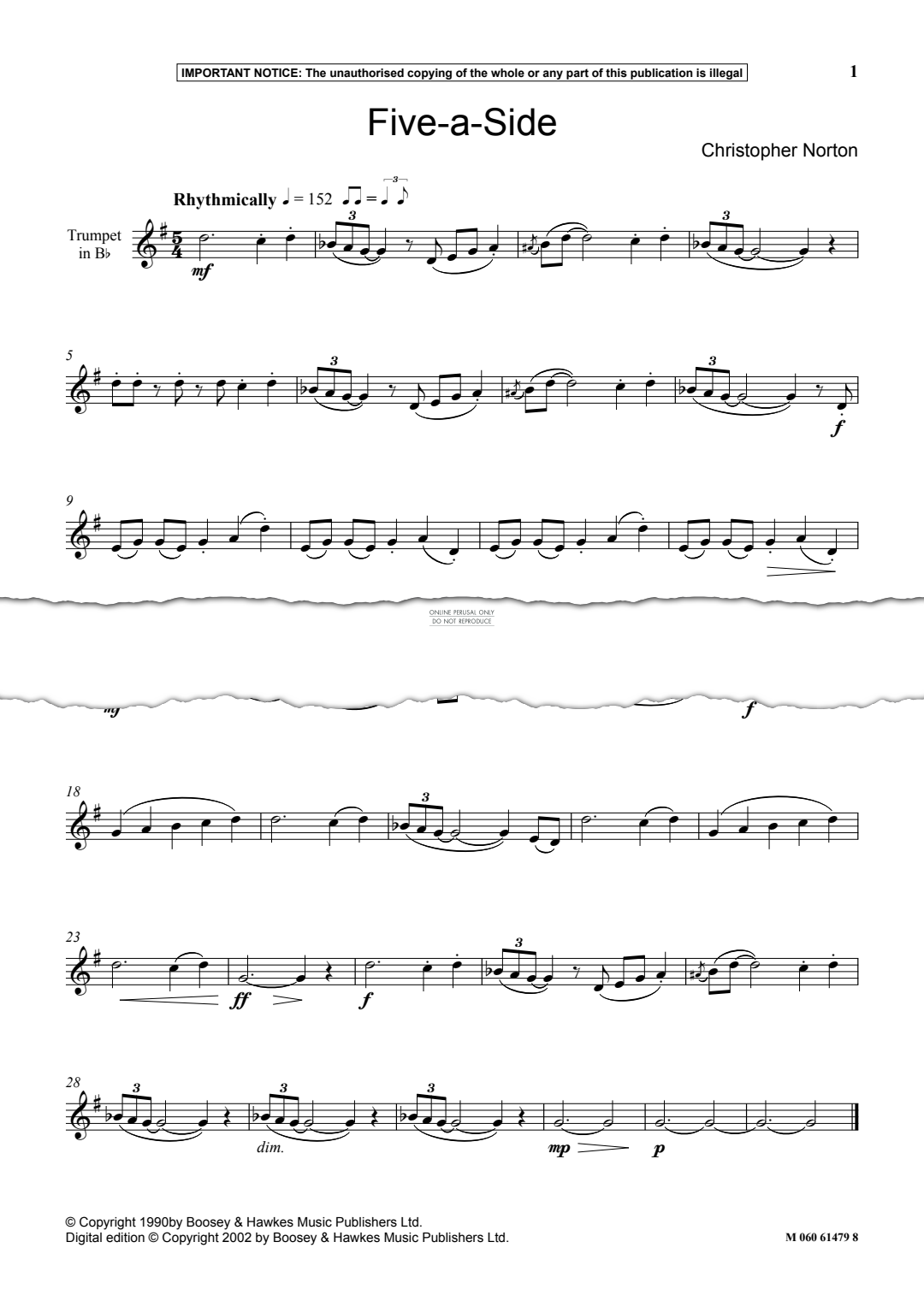Produktgalerie: Seite 1 von 1 Five A Side, Christopher Norton, Klavier, Trompete