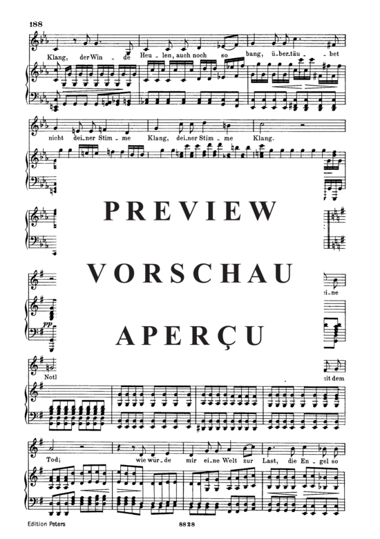 Product gallery: Page 9 of 13 Schiffers Scheidelied D.910, , Low Voice and Piano