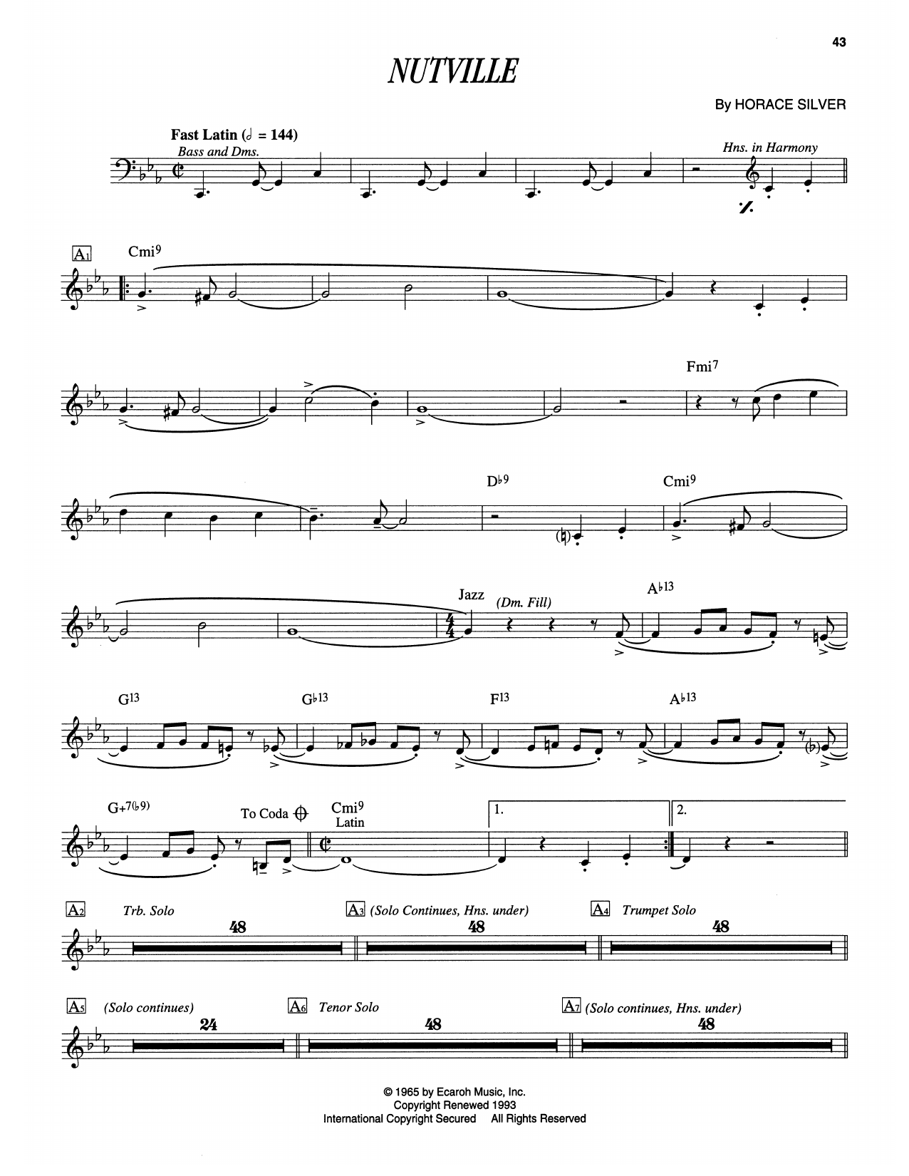 Produktbild zu:  Nutville - Horace Silver