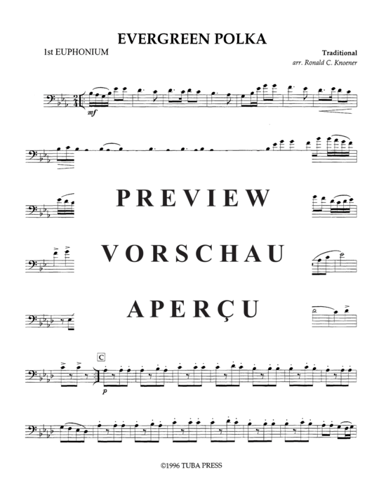 Product gallery: Page 6 of 11 Evergreen Polka , , (Tuba Quartett EETT)