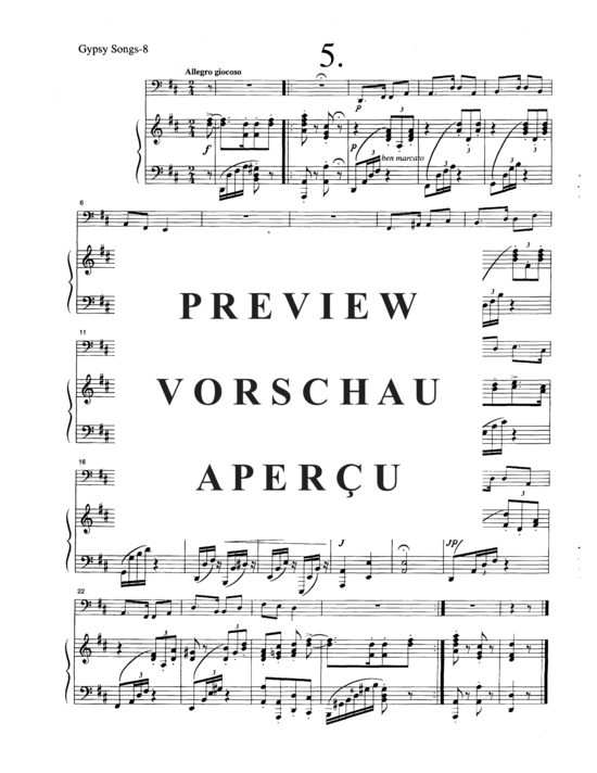 Product gallery: Page 11 of 20 Gypsy Songs , , (tuba + piano)