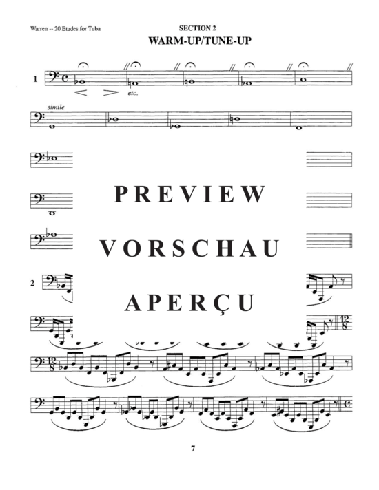 Product gallery: Page 15 of 21 Twenty Etudes and Four Duets , , (Tuba Solo)