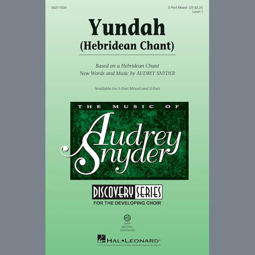 cover: Yundah (Hebridean Chant), Audrey Snyder